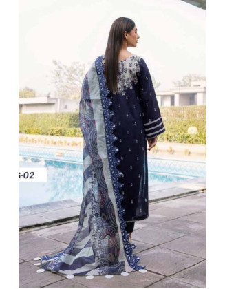 Charizma Aghaaz Embroidered Lawn’23 Unstitched A2
