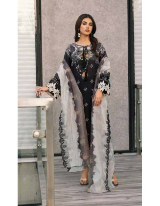 Charizma Aghaaz Embroidered Lawn’23 Unstitched A8